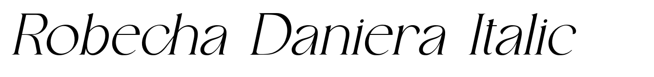 Robecha Daniera Italic